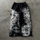 AFTERLIFE" SWEATPANTS BLACK
