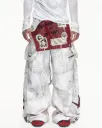 EMO Removable Suspender Wide-Leg Overall Jeans