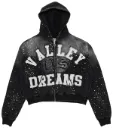 Vale Forever Valley Dreams Classico Black Zip-Up Hoodie