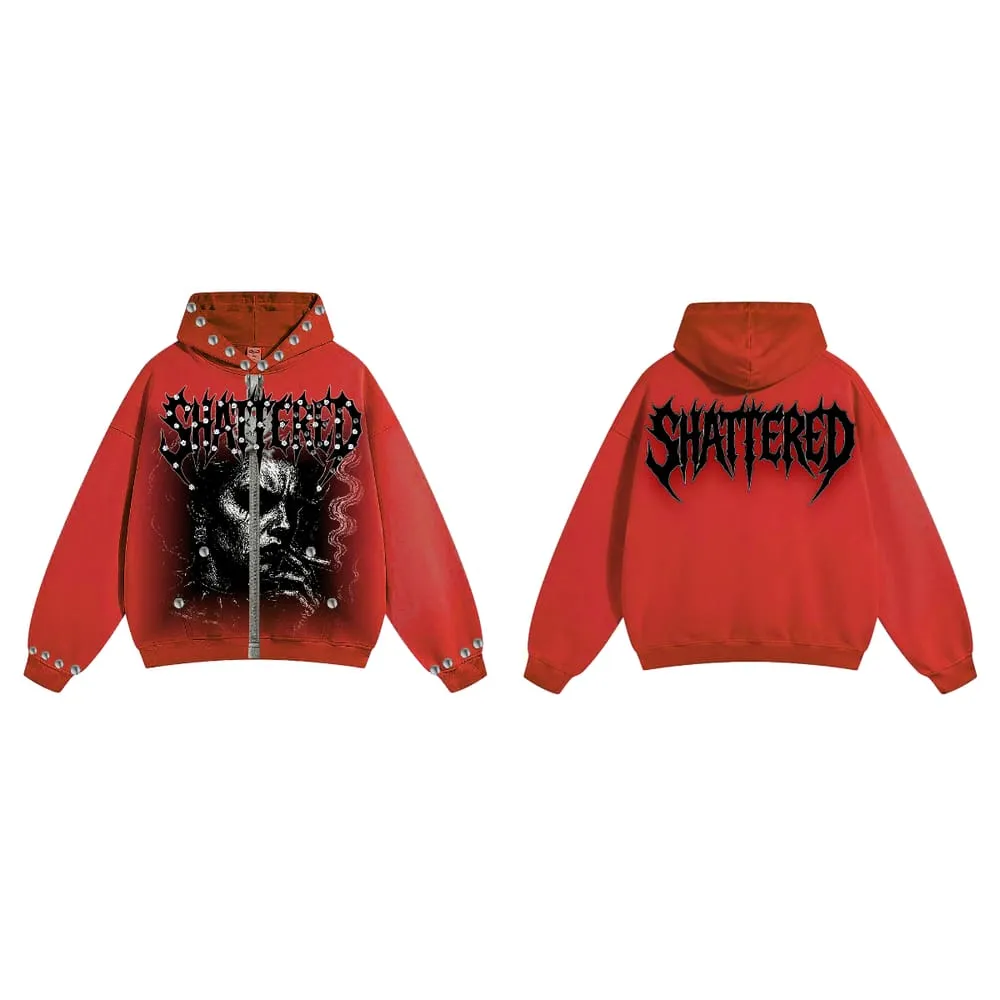 Shattered Anxiety  Hoodies
