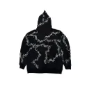 Rhinestone Thorn Hoodie